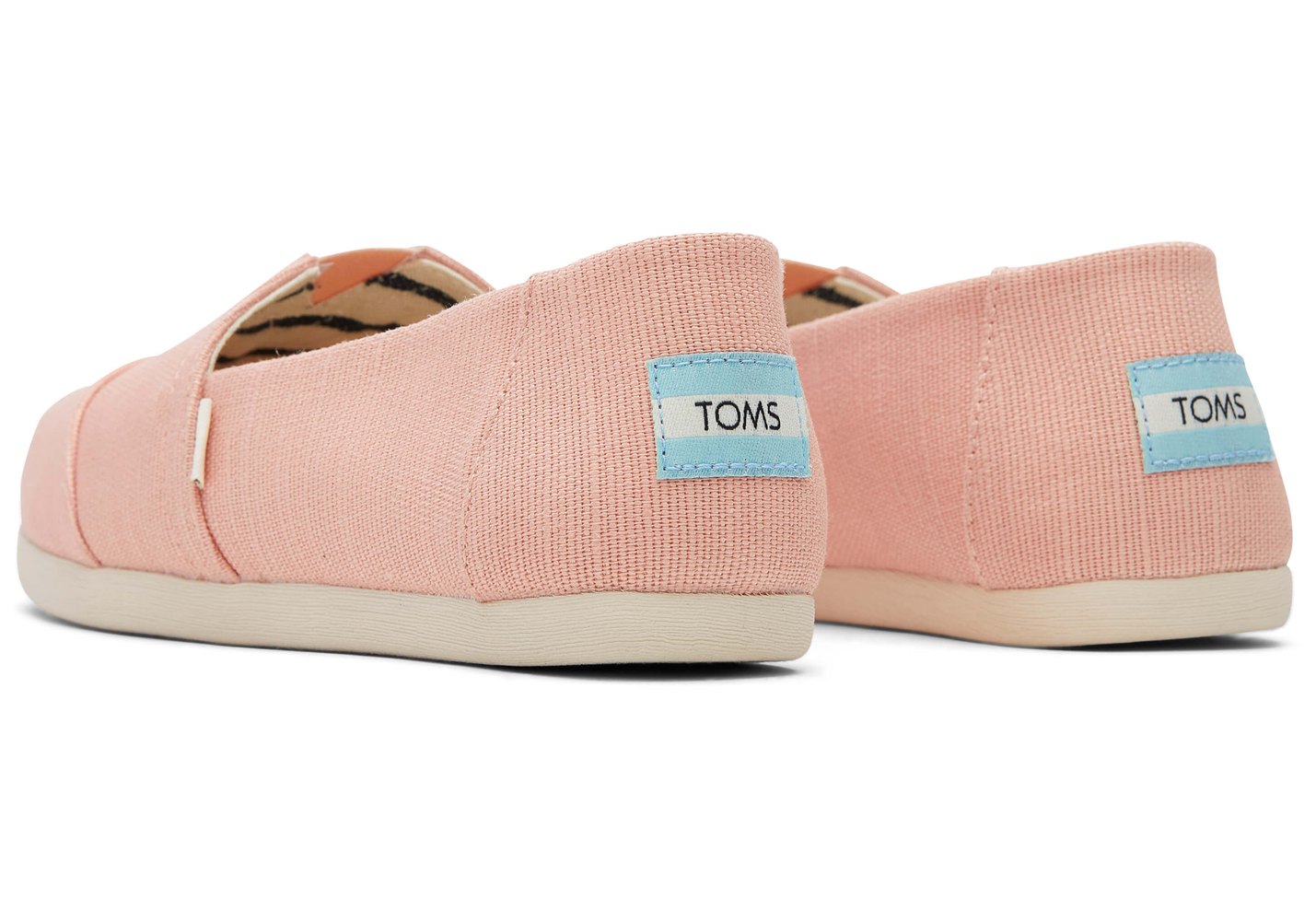 Toms Espadryle Damskie Różowe - Alpargata Heritage Płócienne - 25SBWLXZM